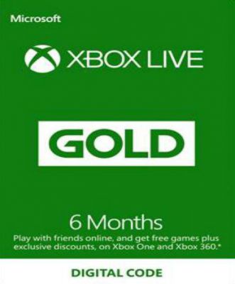 Xbox Live Gold 6 Monate