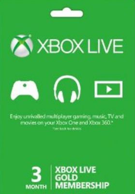 Xbox Live Gold 3 Monate