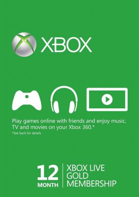 Xbox Live Gold 12 Monate